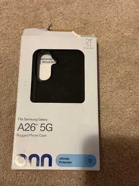 On Running Black Rugged Phone Case for Samsung Galaxy A26 5G